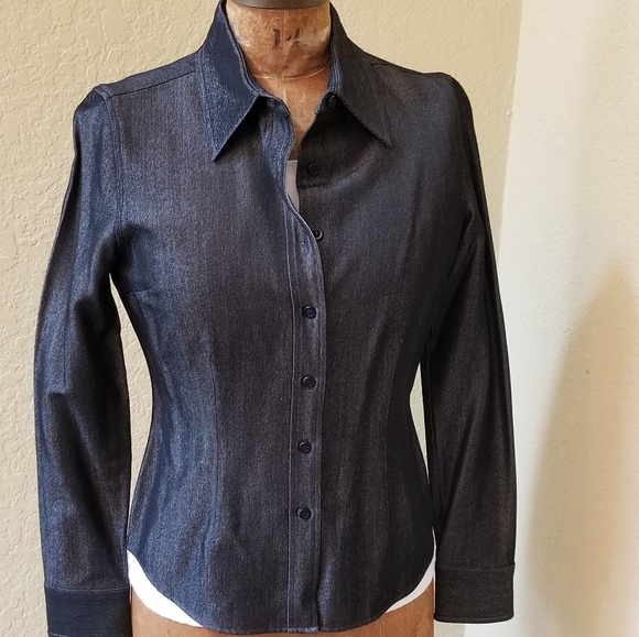 NORDSTROM CLASSIQUES ENTIER SHIRT JACKET SIZE 4 - Picture 2 of 6